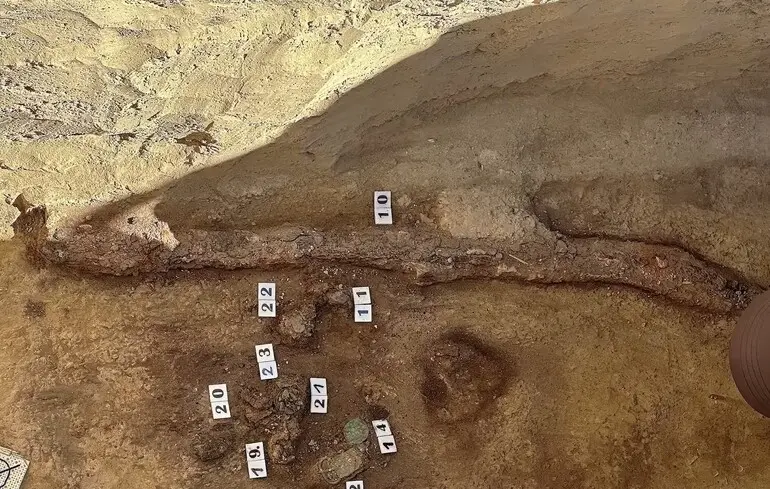 Археологи знайшли рідкісну аварську шаблю у Феєрському повіті - допомогли супутникові знімки - новини науки 1