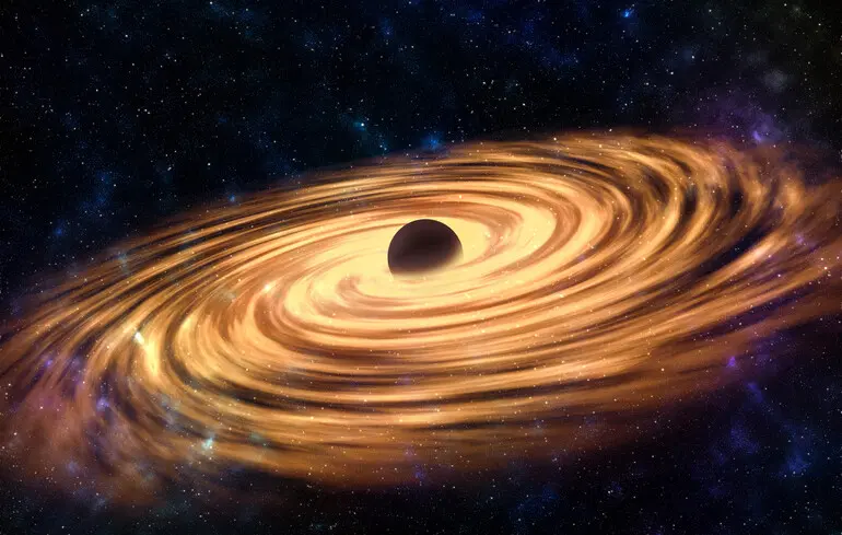 Астрономи зафіксували чорну діру, що росте у 2,4 раза швидше за межу - відкриття у галактиці RACS J0320-35 - новини науки 1