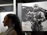 Фотовиставка «Калібр 120х35 мм» - бійці «Азову» показали фронтове життя у фотографіях - фото 22