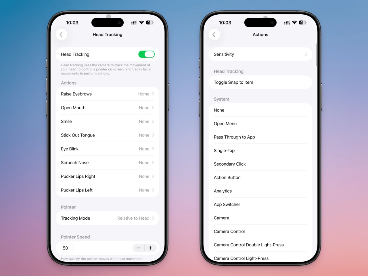 Як керувати iPhone за допомогою обличчя - спосіб 2
