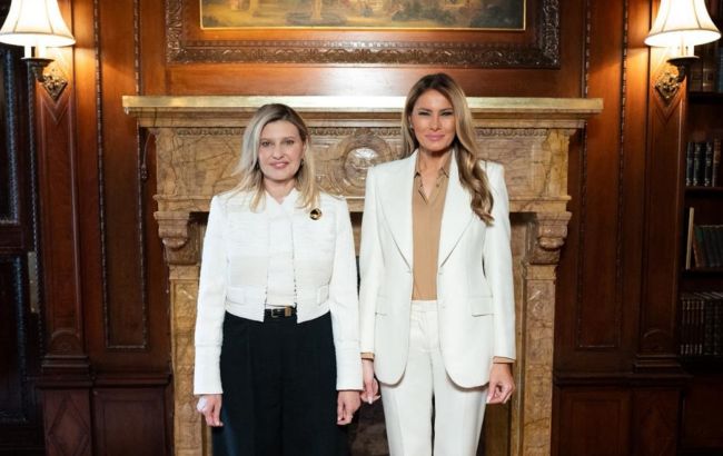 Олена Зеленська та Меланія Трамп обговорили захист дітей і лист першої леді США Путіну 1