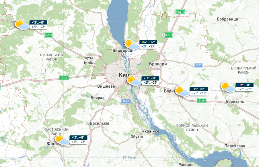 Погода в Україні 15 вересня буде місцями з дощами, але теплою 3