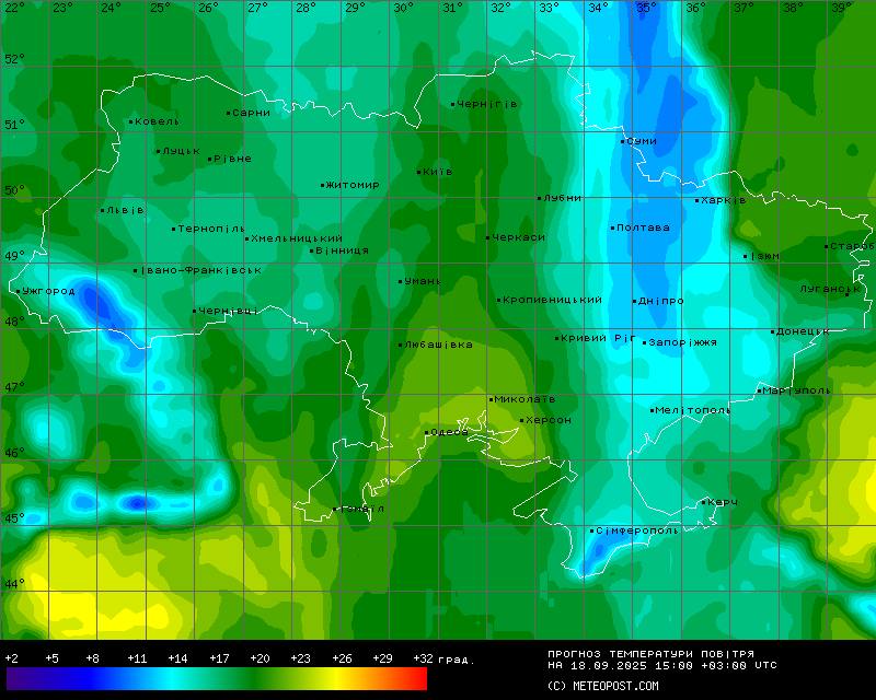 Погода в Україні 18 вересня - синоптик прогнозує дощі та похолодання Погода в Україні 18 вересня - синоптик прогнозує дощі та похолодання 2
