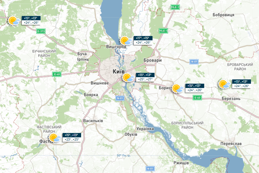 Погода в Україні 22 вересня буде теплою - чи чекати дощів Погода в Україні 22 вересня буде теплою - чи чекати дощів 3