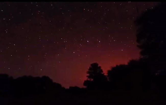 Полярне сяйво в небі над Сумською областю зафіксували вночі - що це, відео 1