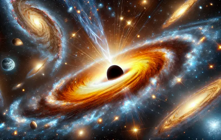 Примордіальна чорна діра - Джеймс Вебб знайшов першу чорну діру Всесвіту 1