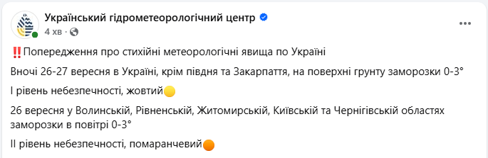 Заморозки в Україні можуть бути на грунті і в повітрі - похолодання, коли мороз, прогноз погоди 3