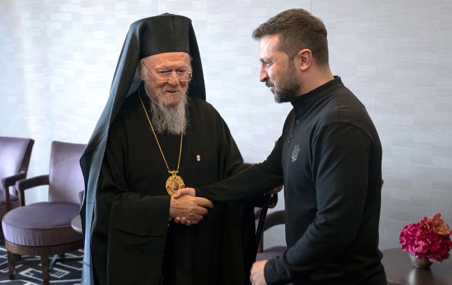 Зеленський у США 22 вересня провів зустріч зі Вселенським Патріархом Варфоломієм 1
