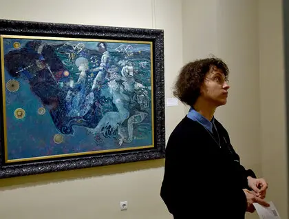 100-річчя Віктора Зарецького святкують у музеї Шевченка - шедеври і легенди - фоторепортаж 42