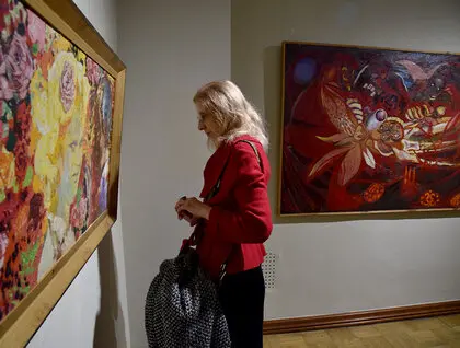 100-річчя Віктора Зарецького святкують у музеї Шевченка - шедеври і легенди - фоторепортаж 44