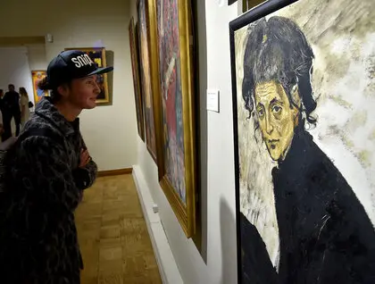 100-річчя Віктора Зарецького святкують у музеї Шевченка - шедеври і легенди - фоторепортаж 36