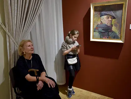 100-річчя Віктора Зарецького святкують у музеї Шевченка - шедеври і легенди - фоторепортаж 30