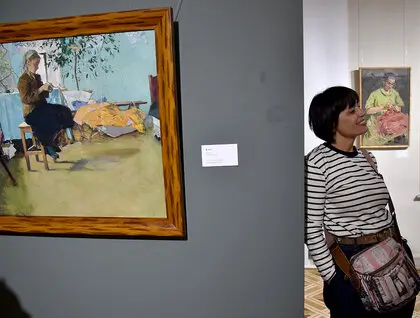 100-річчя Віктора Зарецького святкують у музеї Шевченка - шедеври і легенди - фоторепортаж 25