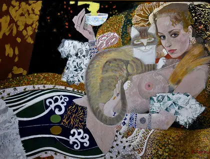 100-річчя Віктора Зарецького святкують у музеї Шевченка - шедеври і легенди - фоторепортаж 39