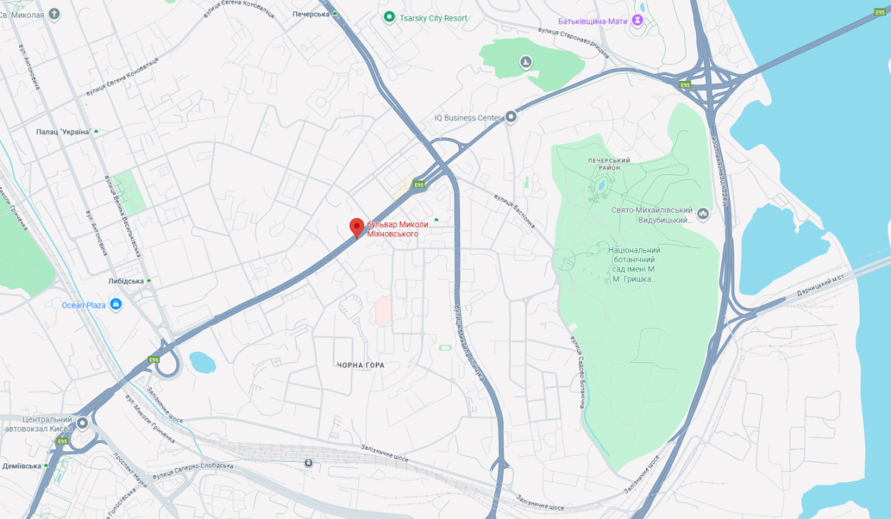 Бульвар Миколи Міхновського у Києві частково закритий для водіїв сьогодні й завтра - в які години 3