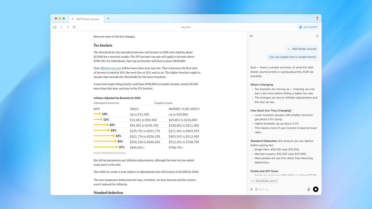 ChatGPT Atlas - що вміє бразуер від OpenAI 4