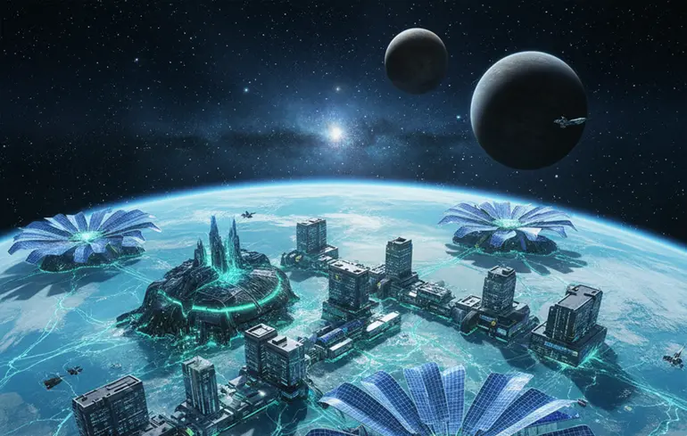 Дата-центри в космосі вже за 20 років - сервери зможуть працювати на безперервній сонячній енергії - новини технологій 1