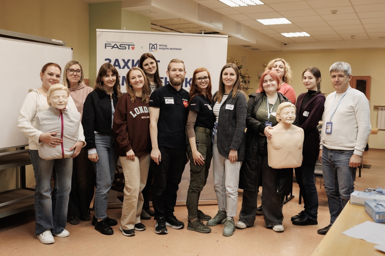 Фонд Андрія Матюхи організував у Києві тренінг з домедичної допомоги для енергетиків 2