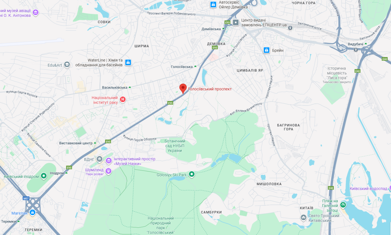 Голосіївський проспект у Києві частково закритий для водіїв і пішоходів - де можливі затори, карта 3