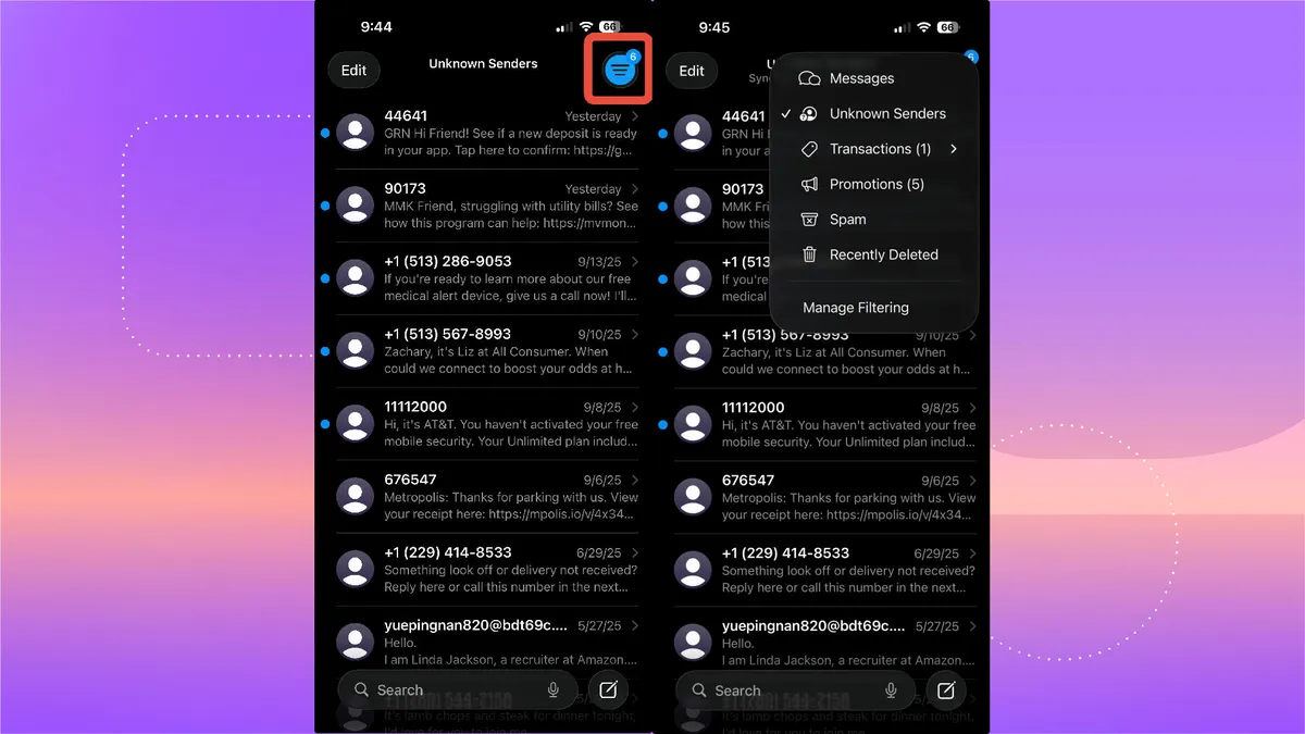 iOS 26 - як прибрати спам і невідомі повідомлення на iPhone 3