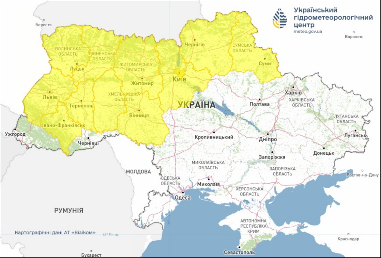 Небезпечні пориви вітру сьогодні й завтра будуть у різних областях України - прогноз погоди, Київ 2