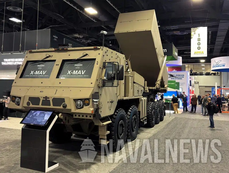 Oshkosh Defense розробив установку X-MAV для запуску Tomahawk із землі 2