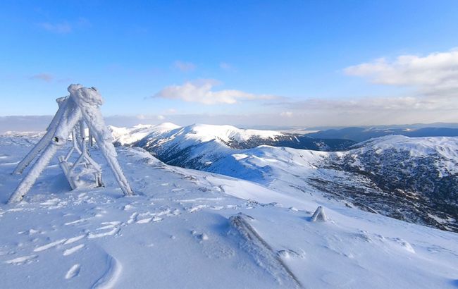 Погода у Карпатах сьогодні з морозом до мінус 7 і сонцем за хмарами - Івано-Франківськ, прогноз 1