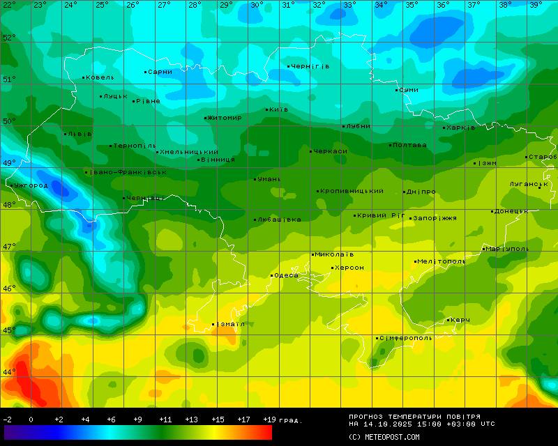 Прогноз погоди на 14 жовтня - якою буде погода в Україні сьогодні 2