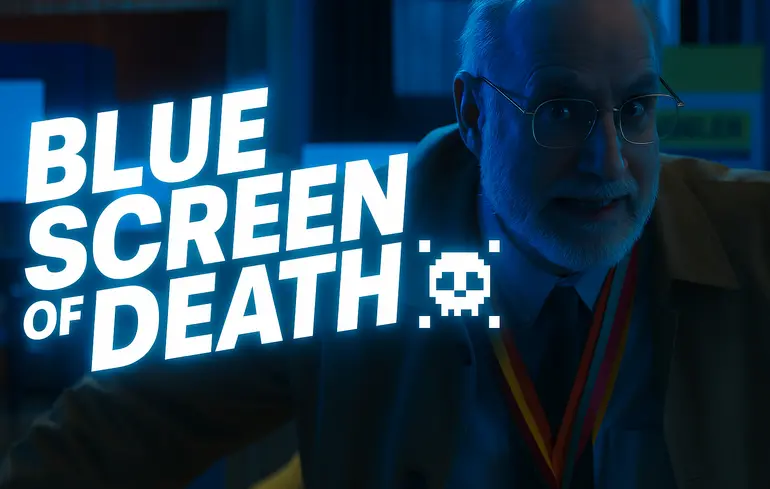 Синій екран смерті став жартом у рекламі Apple 1