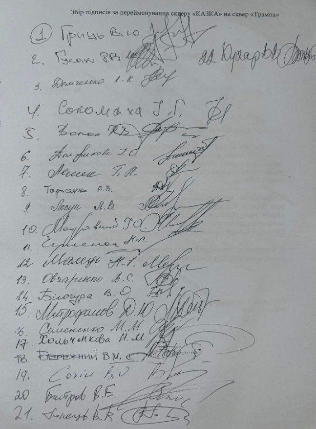 Сквер Трампа у Чернігові після перейменування буде в мікрорайоні Шерстянка - стара назва, Казка 4