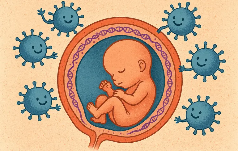 Стародавні віруси керують ростом людського ембріона 1