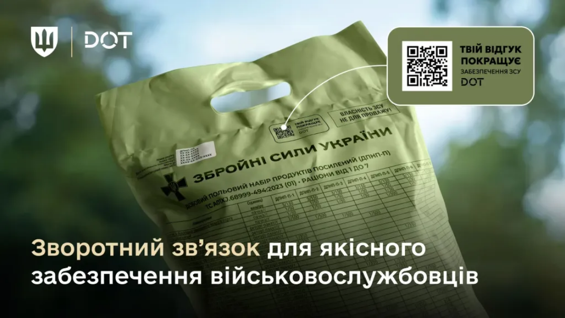 Сухпай ЗСУ для військових можна оцінити в опитуванні через QR-код - як залишити відгук, МОУ 2