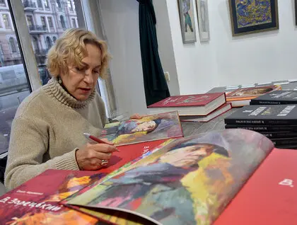 Свобода лінії - виставка графіки Горської і Зарецького відкрилася у Митці - фоторепортаж 6