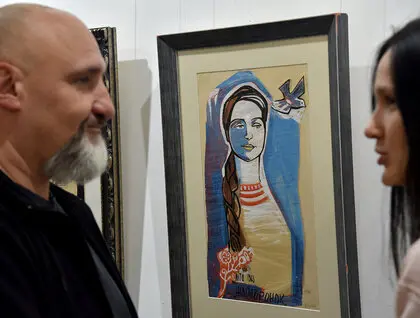 Свобода лінії - виставка графіки Горської і Зарецького відкрилася у Митці - фоторепортаж 14