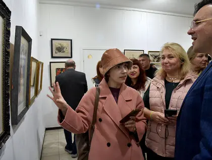 Свобода лінії - виставка графіки Горської і Зарецького відкрилася у Митці - фоторепортаж 8