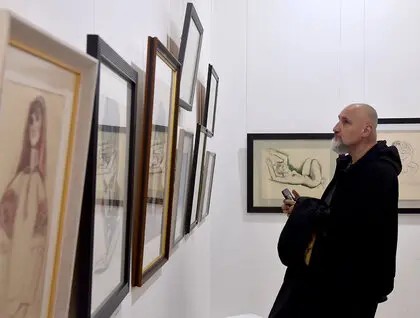 Свобода лінії - виставка графіки Горської і Зарецького відкрилася у Митці - фоторепортаж 22