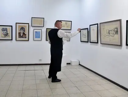 Свобода лінії - виставка графіки Горської і Зарецького відкрилася у Митці - фоторепортаж 30