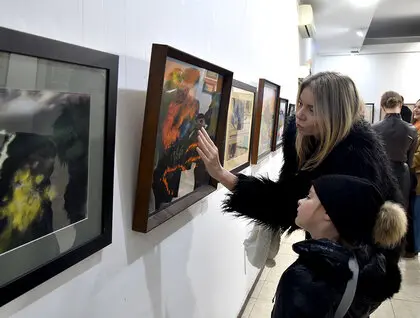 Свобода лінії - виставка графіки Горської і Зарецького відкрилася у Митці - фоторепортаж 31