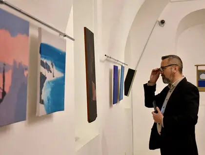 У Хлібні Софії Київської відкрили персональну виставку художника Антона Логова - фото 9