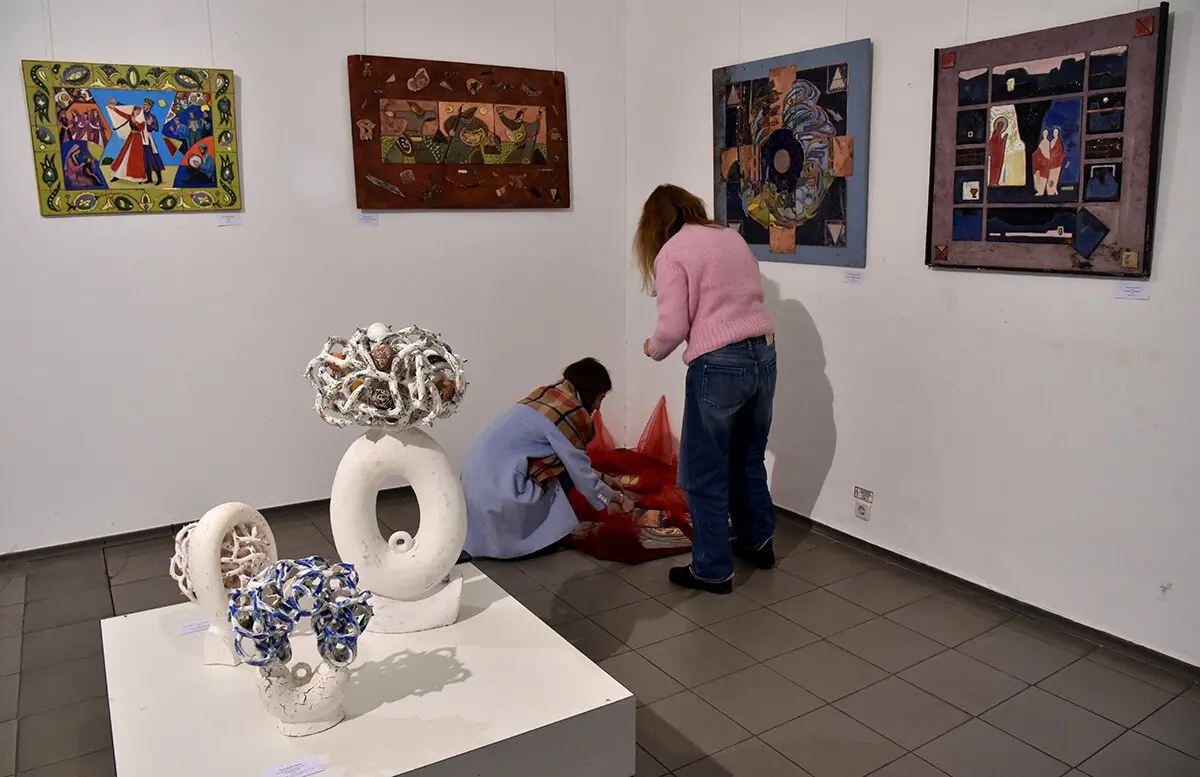 У київському Будинку художника відкрилася ювілейна виставка Сучасне мистецтво вогню 17