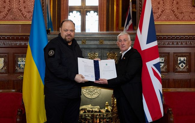 Угода про сторічне партнерство України та Британії набула чинності, заявив Стефанчук 1