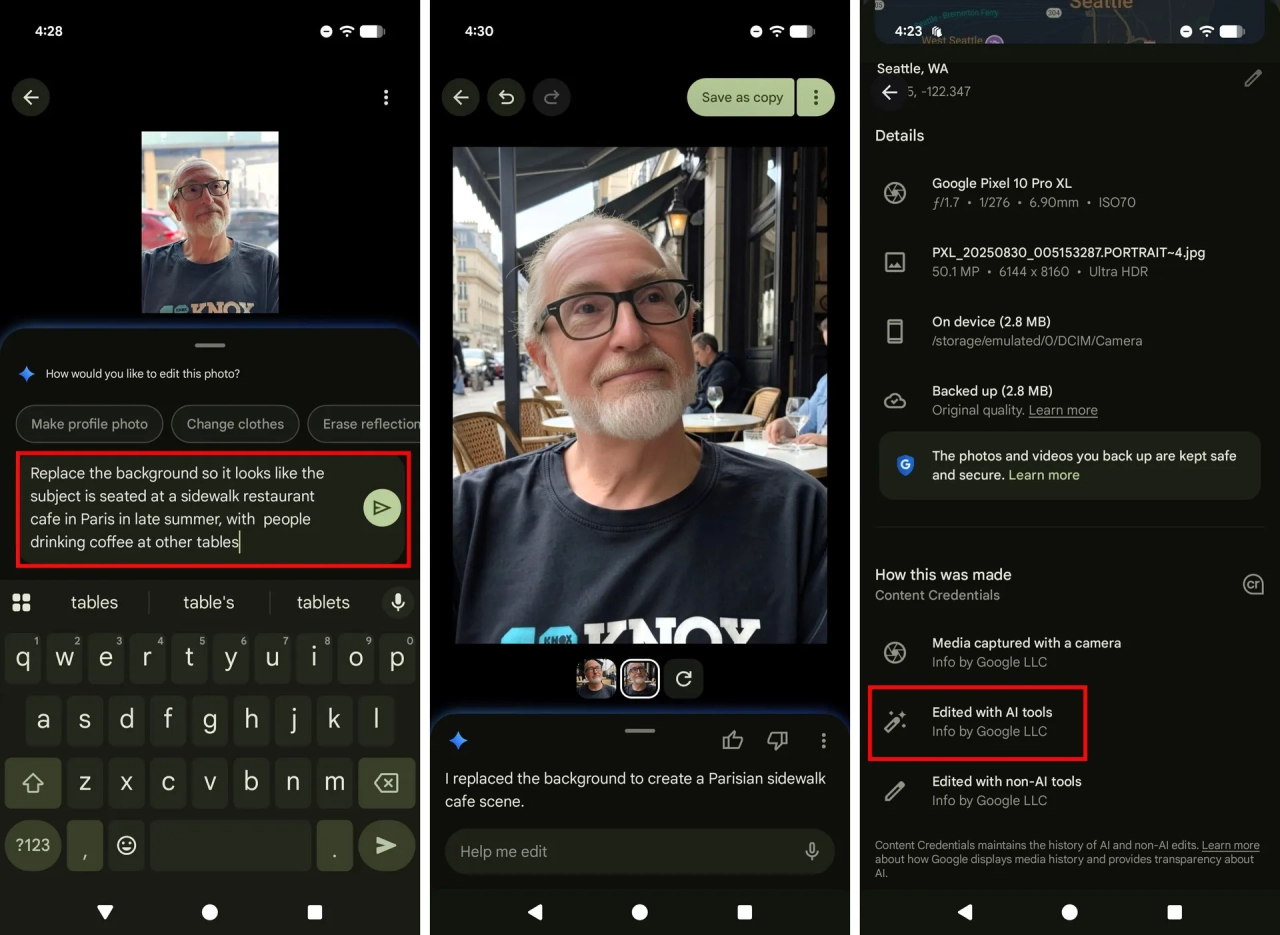 В iPhone 17 немає функції, яка відрізняє справжні фото від ШІ 3