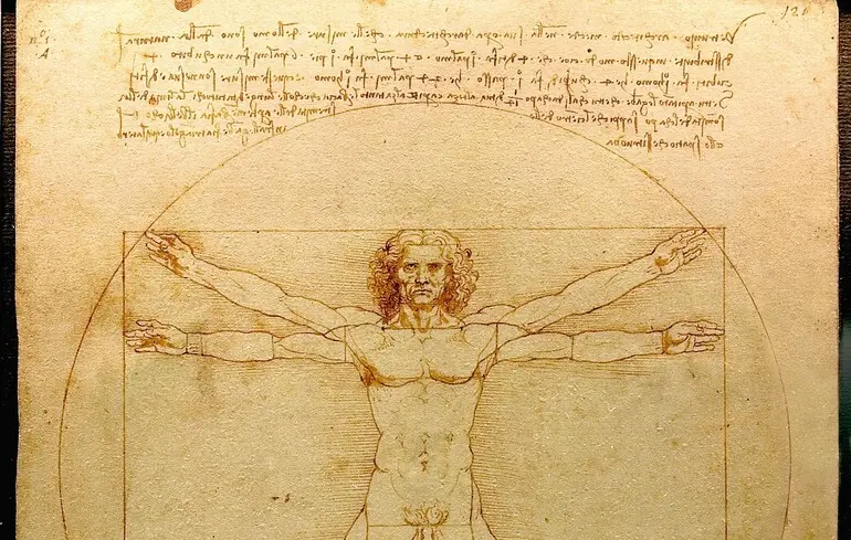 Вітрувіанська людина да Вінчі - вчений розкрив таємницю малюнка художника 1
