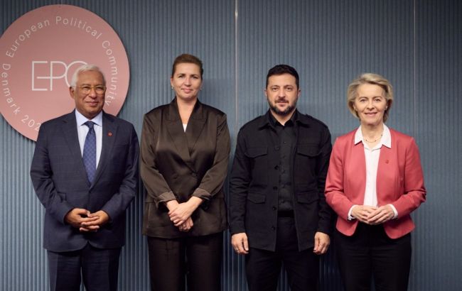 Зеленський зустрівся з керівництвом ЄС у Данії 2 жовтня 1