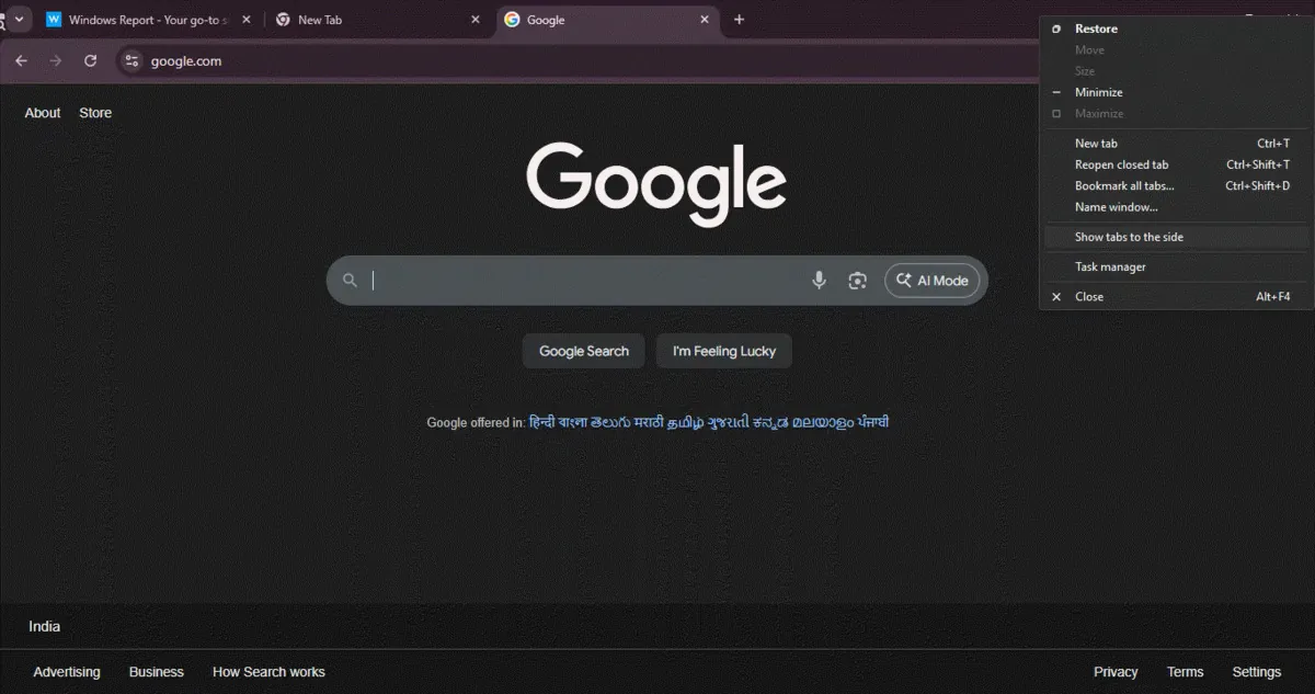 Chrome тестує вертикальні вкладки | D.UA 2
