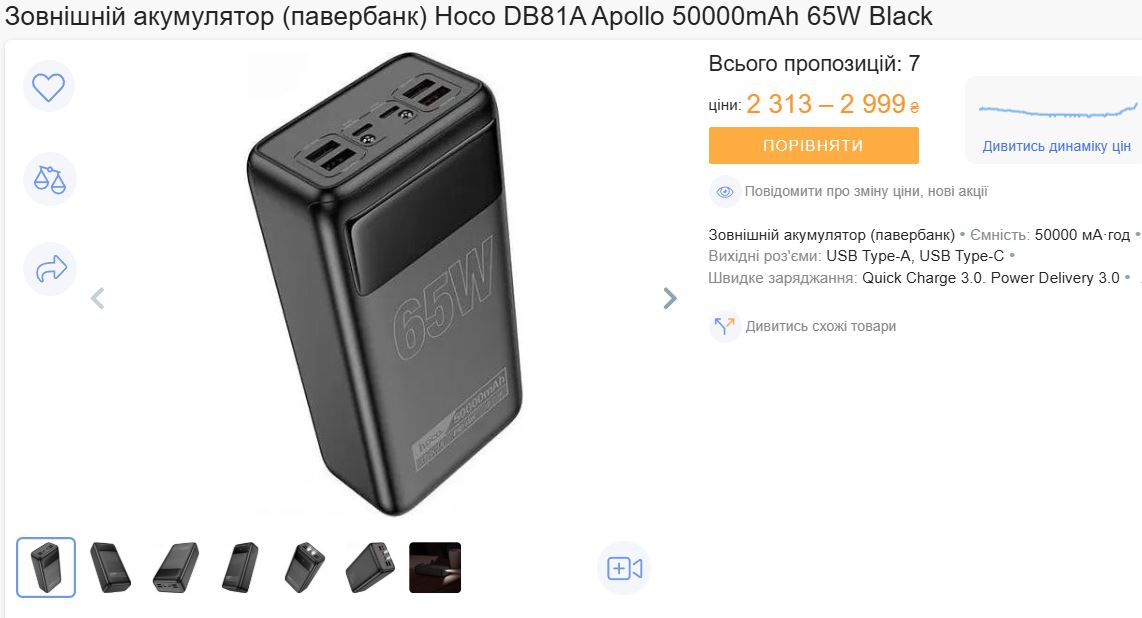 Як зросла вартість ліхтарів, павербанкі та зарядни станцій - ціни восени 2025 року | D.UA 3