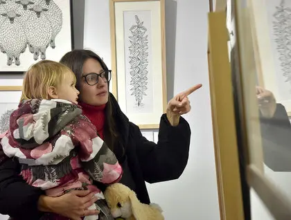 Мистецтво емігранта, що прославило Україну у світі: в Музеї діаспори — ретроспектива Якова Гніздовського - фоторепортаж 8