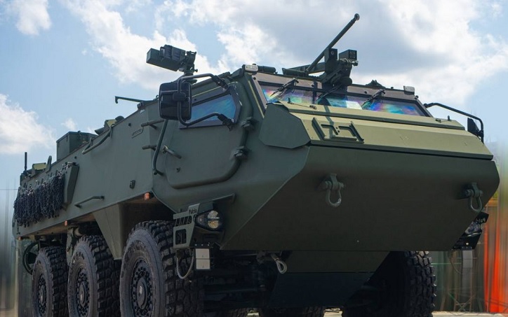 На озброєння ЗСУ надійшли 42 нових БТР Patria 6×6 Латвійської збірки 1