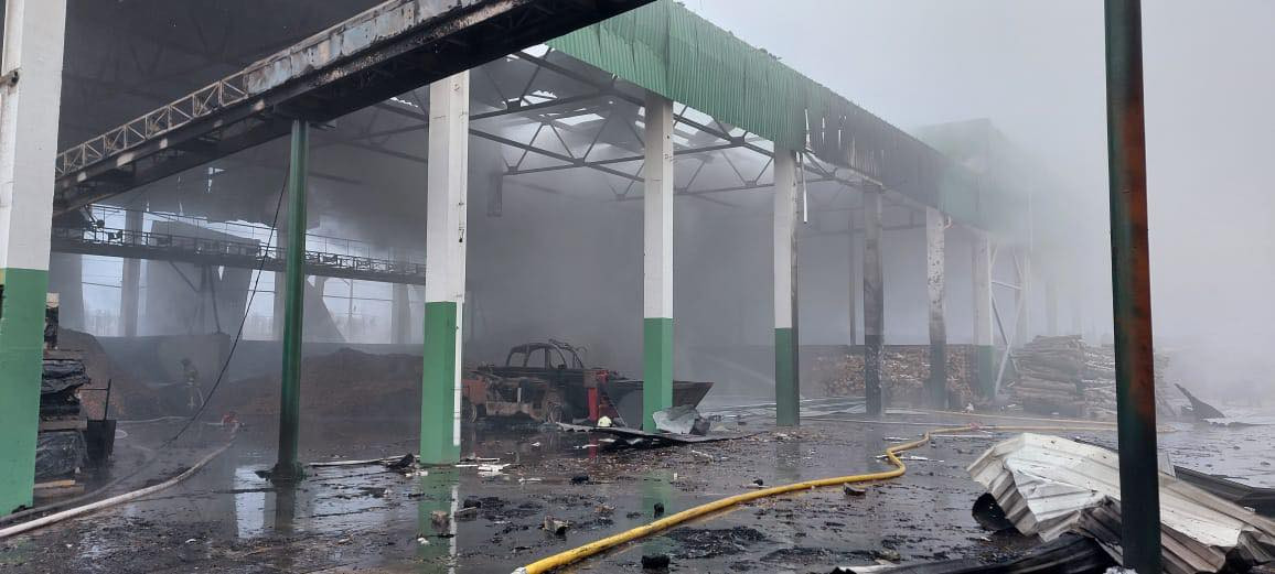 РФ вдарила по ТЕС на Чернігівщині, яка працювала на біомасі 1