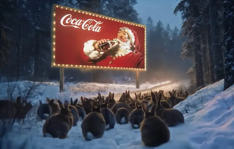 Різдвяна реклама Coca-Cola - цьогорічний відеоролик згенерований штучним інтелектом - новини технологій 1